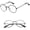 White black, variant on Round Jelly Sunglasses Transparent Ocean Sunglasses Vintage Sunglasses with Metal Frame Resin Lens Universal Fit Fashion Eyewear Sun Protection