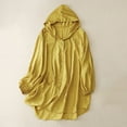 thumbnail image 1 of Soki Chemise à Capuche en Coton pour Femmes, Manches Longues, Plage, 1 of 6