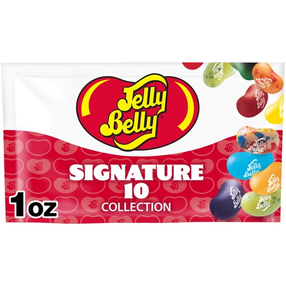 Jelly Belly Signature 10 Jelly Bean Collection - 1 oz Bags, 30-Count Case - Genuine, Official, Straight from the Source