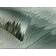 thumbnail image 2 of Ambesonne Green Quilted Bedspread Set 3 Pcs, Contemporary Lands of Jungle, King Size, Cadet Blue Grey Teal, 2 of 4
