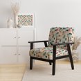 thumbnail image 2 of Designart "Vintage Pastel Checks Pattern" Upholstered Plaid Accent Chair and Vintage Arm Chair - Multiple Color & Pattern, 2 of 7