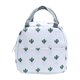 thumbnail image 2 of Bolsa aislante para lonchera | Bolsa Bento de gran capacidad | Poliéster portátil con estampado de cactus | Cierre de cremallera | Nevera reutilizable para adultos | 24x20x22cm | Transportador de, 2 of 6
