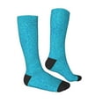 thumbnail image 3 of Balery Blue Glitter Fun Novelty Socks Men'S Women'S Crew Socks Funny Crazy Novelty Socks Quirky And Cool Socks, 3 of 9