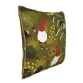 thumbnail image 2 of Kll Gnomes Playing In The Garden Decorative Throw Pillow Covers Velvet Soft For Couch Sofa Bedroom Living Room Outdoor -20"X20", 2 of 8
