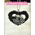 thumbnail image 2 of 1pc Halloween Skull Heart Car Decoration - Acrylic Pendant for Backpacks, Parties, Christmas Trees, and Gifts, 2 of 5