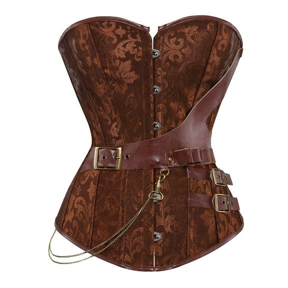 Aofany Vintage Lace up Corset Tops for Women Steampunk Top Corsets Bustier Renaissance Costumes Lingerie Bodyshaper