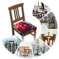 thumbnail image 7 of Rateoe Colorful Stone World Pattern Square Couch Cushion Covers, Sofa Furniture Protector Slipcover with Bottom Tie rope, Soft Non-Slip Non-Wrinkle Non-Sticky-Two Pieces, 7 of 7