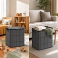 thumbnail image 5 of Fmbmuo Storage Bags For Moving Extra Large , Reusable Storage Bins With Lids Cube Storage Organizer For Quilts Bedding Clothes, 5 of 7