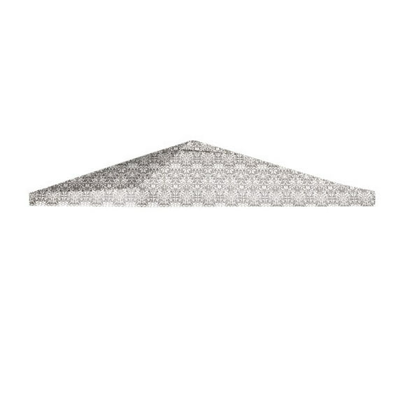 Garden Winds Signature Series 10 x 10 Single Tiered Replacement Gazebo Canopy Top Cover - Standard 350 - Damask Beige