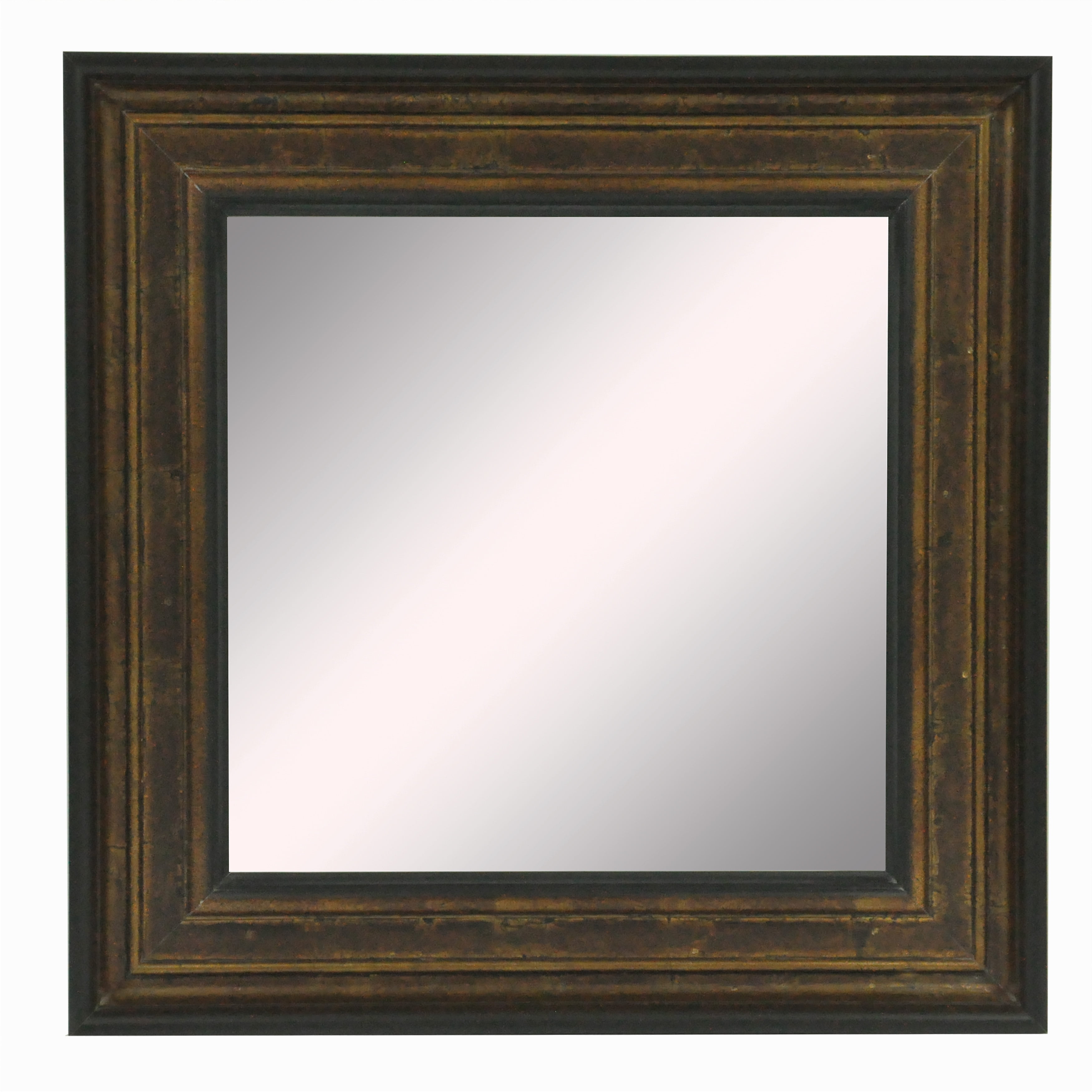Rayne Mirrors American Made Bronze And Black Vanity Wall Mirror