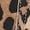 Dark Brown Leopard, variant on Women's Deesha Knee High Boot Black Leather Wide Calf 11M