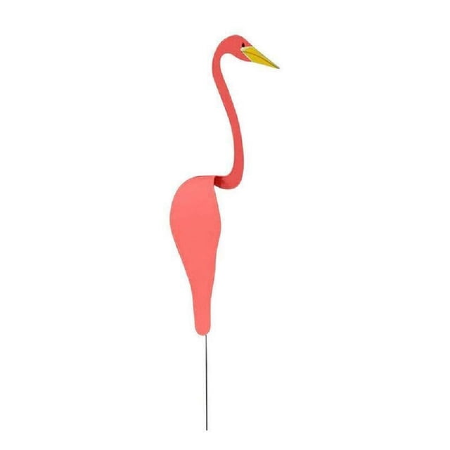 EYIIYE Tourbillon Oiseaux Flamants Roses Jardin Ornements, Partie Décoration Photo Prop
