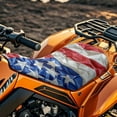 thumbnail image 3 of Uorisanigo ATV Seat Cover 3D American Flag Seat Cover for ATV Water-Resistant Universal Compatible with Polaris Sportsman 400 500 850 1000 4 Wheeler/ Honda Rancher 420, 3 of 7
