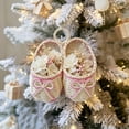 thumbnail image 3 of 2026 Christmas Indoor Home Decor Christmas Wicker Ornaments Shoe Basket Ornaments Christmas Tree Ornaments, 3 of 5