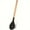 Black, variant on 1pc, Silicone Nonstick Mixing Spoon, Kitchen Cooking Spoon, Serving Spoon With Wooden Handle Heat Resistant Utensil Spoons For Mixing, Baking, Serving And Stirring
