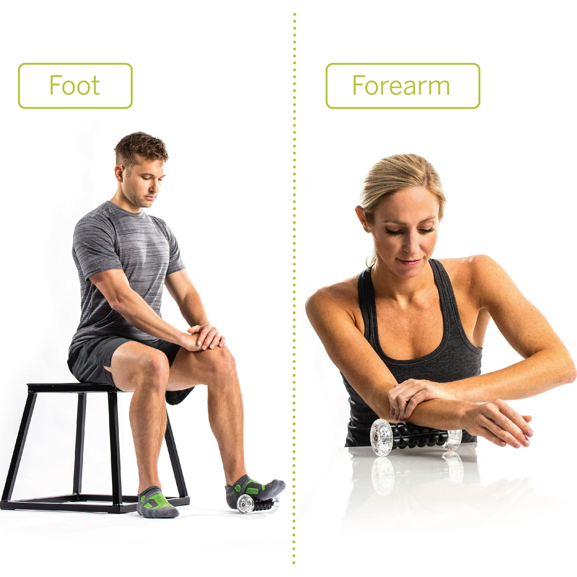 TriggerPoint Lightweight Foot Roller for Minor Muscular Aches, Black