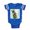 Royal Blue, variant on CafePress - Butterfly 9 - Cute Infant Baby Football Bodysuit