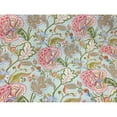 thumbnail image 4 of Cozy Line Aregada French Country Style Green Floral Cotton Quilt Set, Queen - Reversible (3 Count), 4 of 5