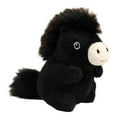 thumbnail image 3 of Figura de peluche de caballo chino, mascota, escultura de recuerdo Negro, 3 of 9
