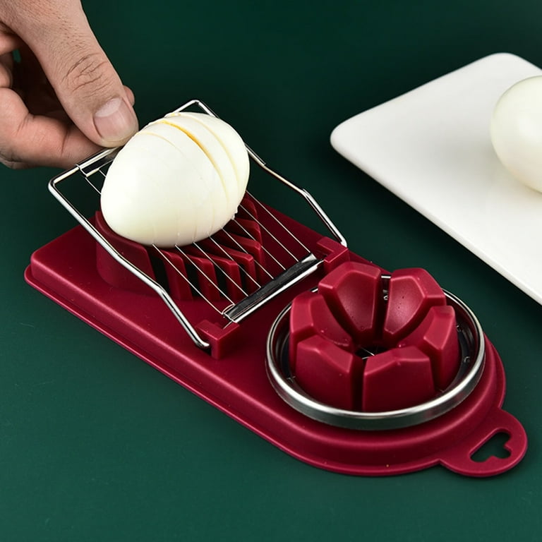 Jpgif Multifunctional Egg Chopper Egg Ham Slices Slicing Cooking Instant Food Ingredients Divider Fancy Cut