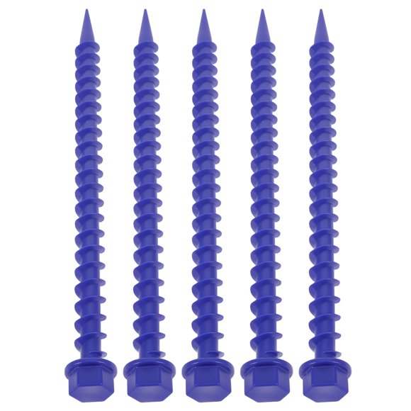 CRILSTYLEO 5Ud Estacas Para Tienda Fija Plásticas Resistentes No Se Deforman Azul