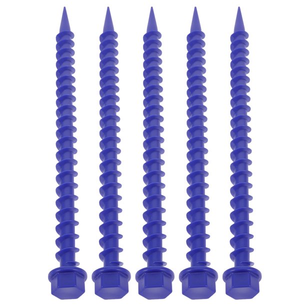 CRILSTYLEO 5Ud Estacas Para Tienda Fija Plásticas Resistentes No Se Deforman Azul