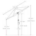 CorLiving UV and Wind Resistant Tilting Patio Umbrella
