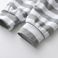 thumbnail image 6 of Newborn Infant Baby boy Clothes Long Sleeve Stripe Romper Hooded Pants Outfits Set Green 0-3 Months, 6 of 6
