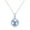 Blue, variant on Yami 12-13mm Blue Saltwater Cultured Pearl Necklace Pendant with CZ in S925 Sterling Silver Elegant Jewelry Gift for Her