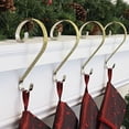 thumbnail image 2 of Haute Decor Stocking Scrolls ® - Glitter Gold,  Size: 4 Pack, 2 of 5