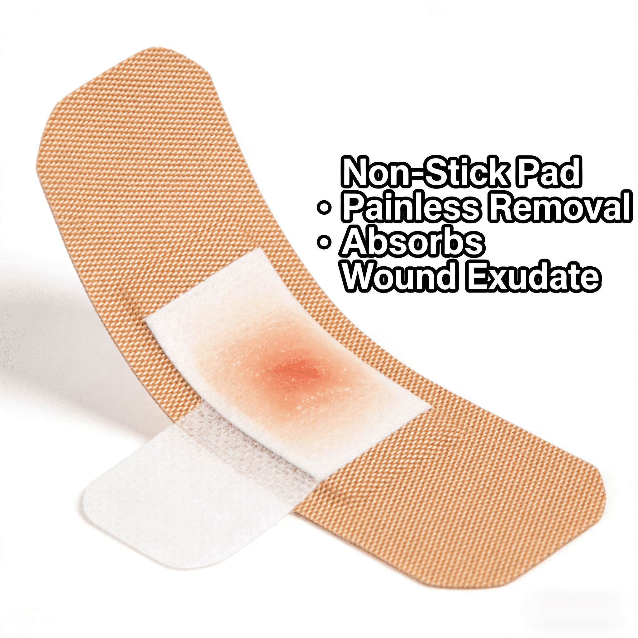 60pcs Extra Large Adhesive Bandages 5" x 3", Large Adhesive Bandage with Non-Stick Pads, Breathable Fabric Large Bandages for Wound Care, Latex-Free, Individually Wrapped