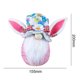 thumbnail image 3 of Gnomos de Pascua de primavera Elfo de Pascua Centro de mesa colorido para mesa Oficina en el hogar Ndcxsfigh libre de BPA, 3 of 8