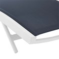 thumbnail image 4 of Modway Chaise Longue de Patio Moderne en Aluminium, Bleu Marine (Ensemble de 2), 4 of 6
