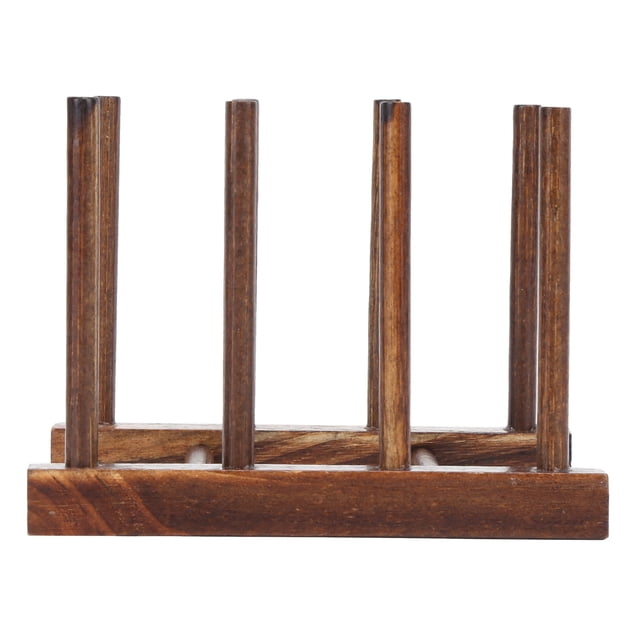 Bamboo Dish Drying Rack with Foldable Design Compact Storage Rack for Dishes, Plates, Cutting Boards