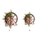 thumbnail image 4 of Yuarrent Regalos pensativos de rueda de granja para decoración navideña de decoración navideña Kits de decoración para fiestas 30 cm de diámetro inferior, 4 of 6