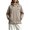 Khaki hooded windproof jacket women a1, variant on Womens Hooded Windproof Jacket Solid Color Long Sleeve Outdoor Windbreaker Coat for Hiking Travel Casual Fall Winter Outfit, Pink 2XL