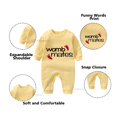 thumbnail image 2 of YSCULBUTOL Baby Twins Bodysuit Cute Baby Womb Mates Outfit Girl Funny Romper Baby Girl Clothes Set, 2 of 5