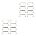 thumbnail image 1 of Dalazy 1:12 Mini Pulls Arch Shape Closet for Gate Large 4Pcs Silver Small 8 Pcs 2Set, 1 of 6