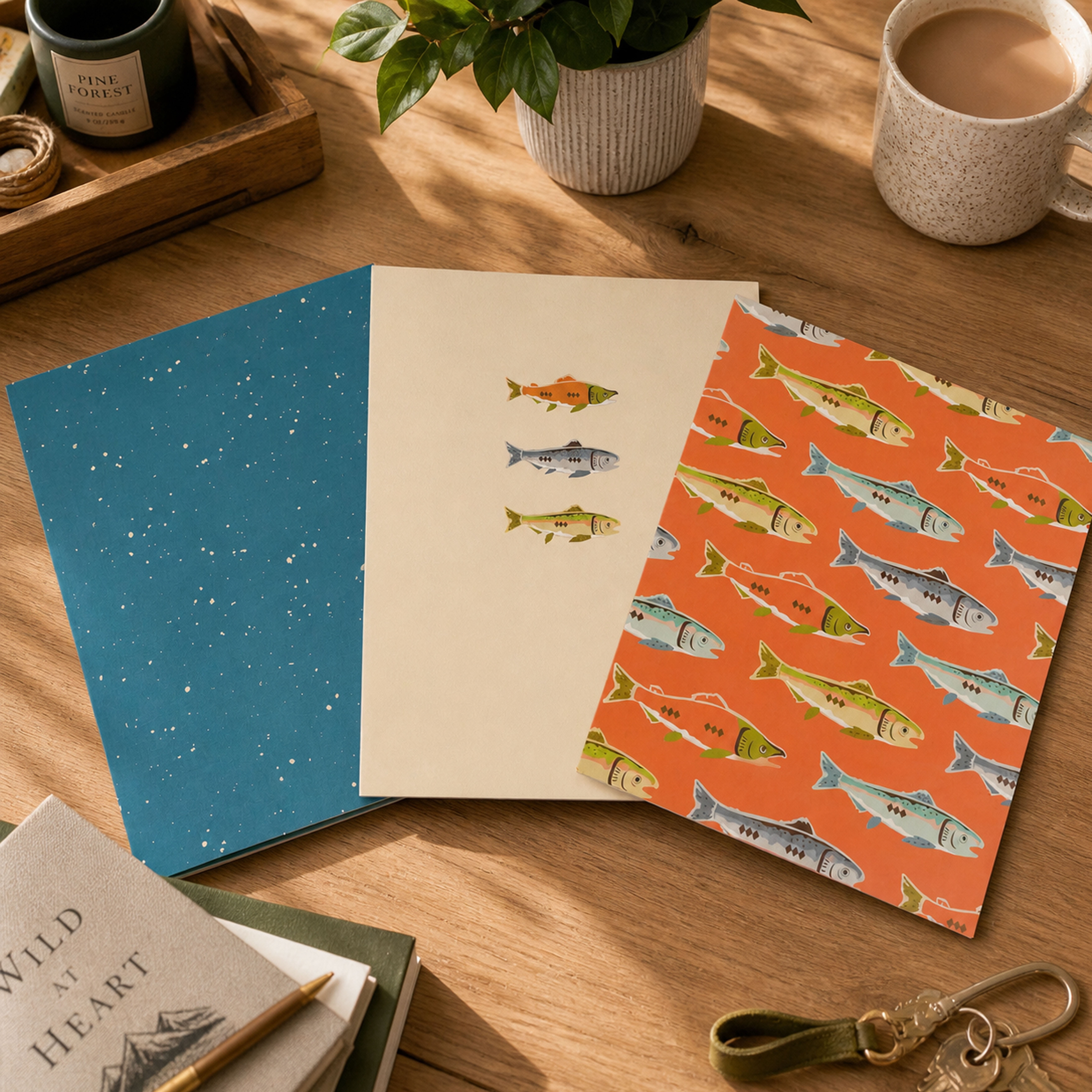Pearhead Camp & Critter 2 Pocket Folder Set of 3