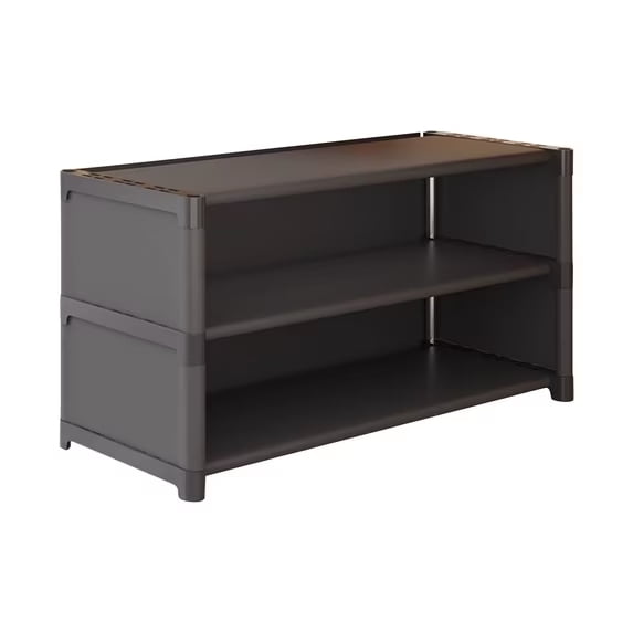 Stackable 3‑Tier Shoe Rack – Space‑Saving Corner Shelf for Entryway & Closet