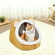 thumbnail image 4 of Herunwer Cat Beds for Indoor Cats Cat Bed BedSemi-Enclosed Detachable Cat Cave Bed Cat Dog Basket Suitable for Small Pet Bed, 4 of 6