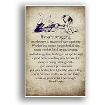 IDEA4WALL Framed Canvas Wall Art for Living Room, Bedroom Beautiful Quotes Canvas Prints for Modern Home Decoration Ready to Hang