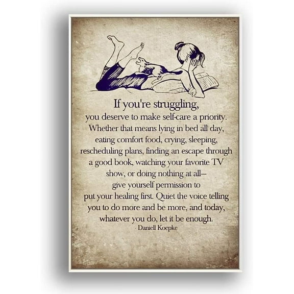 IDEA4WALL Framed Canvas Wall Art for Living Room, Bedroom Beautiful Quotes Canvas Prints for Modern Home Decoration Ready to Hang