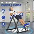 thumbnail image 3 of Heavy Duty Inversion Table, 300lb Capacity Back Therapy Reflexology Heavy Duty Foldable Steel Back Stretcher Machine Dprodo Table ,Blue, 3 of 11