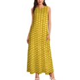 thumbnail image 3 of Robe Ranch de Ferme Été Imprimé Maïs Streetwear Boho Plage Longues Robes Femmes Robe Maxi Tendance Idée Cadeau, 3 of 5