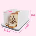thumbnail image 2 of Adjustable Width Bread Slicer Guide for Homemade Bread and Bagels - Kitchen Cutter, 2 of 5