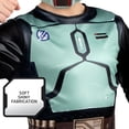 thumbnail image 2 of STAR WARS BOBA FETT YOUTH COSTUME - Poly Jersey Jumpsuit with Printed Design and 3D Helmet Mask, 2 of 3