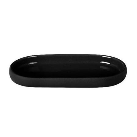 

Blomus 66278 3.875 x 7.5 in. Sono Oval Tray Black