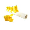 thumbnail image 1 of 10 Piedazo Automático de Ganado de Pájaro de material acero Inoxidable Armarillo y Plata Fácil de utilizar Colco Bebedero de pechuga de pollo, 1 of 6