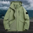 thumbnail image 4 of Windbreaker Jacket Women Men 2025 Fall Outdoor Lightweight Windproof Work Hooded Zip Up Jackets Outerwear, 4 of 5